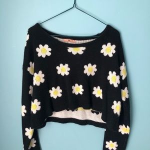 Cropped Daisy Sweater